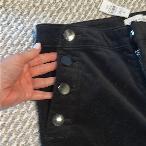 NWT: Black Velvet Pants - Picture 3 of 12